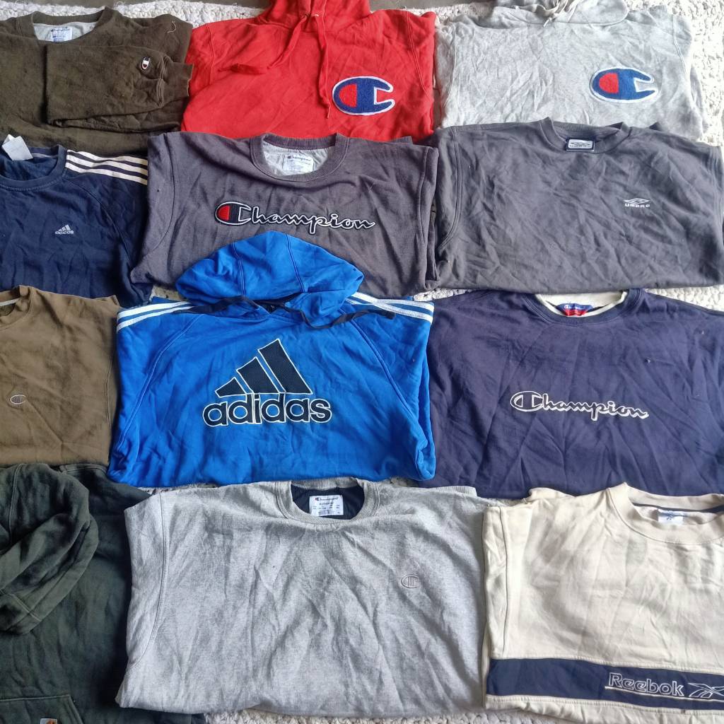 Sweatshirts round nick and hoodies 14 piece