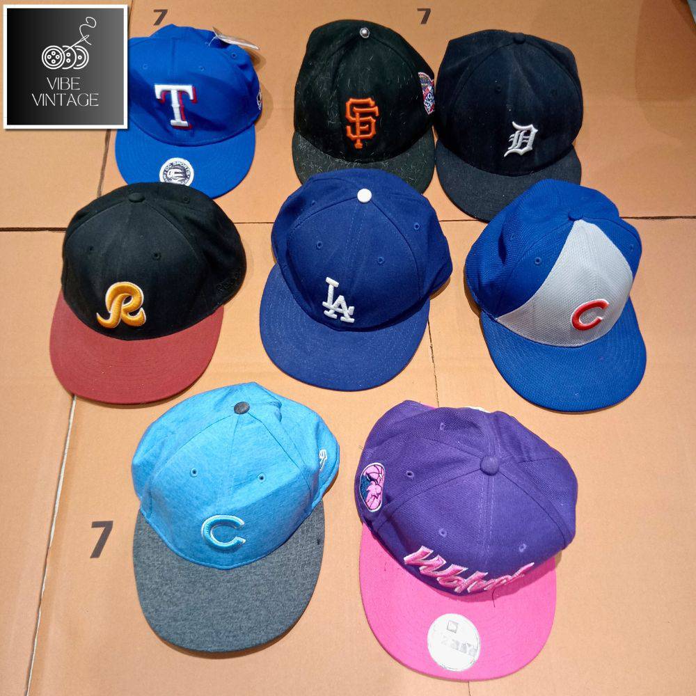 BASEBALL PRINTED CAPS 20 PCS BUNDLE