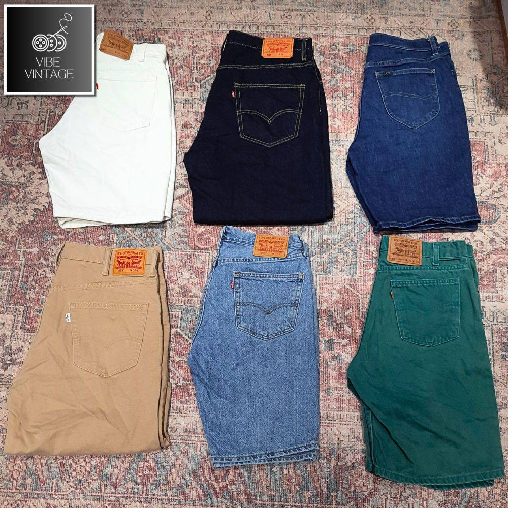 DENIM SHORTS LEE - LEVI'S - WRANGLER - 50 PCS
