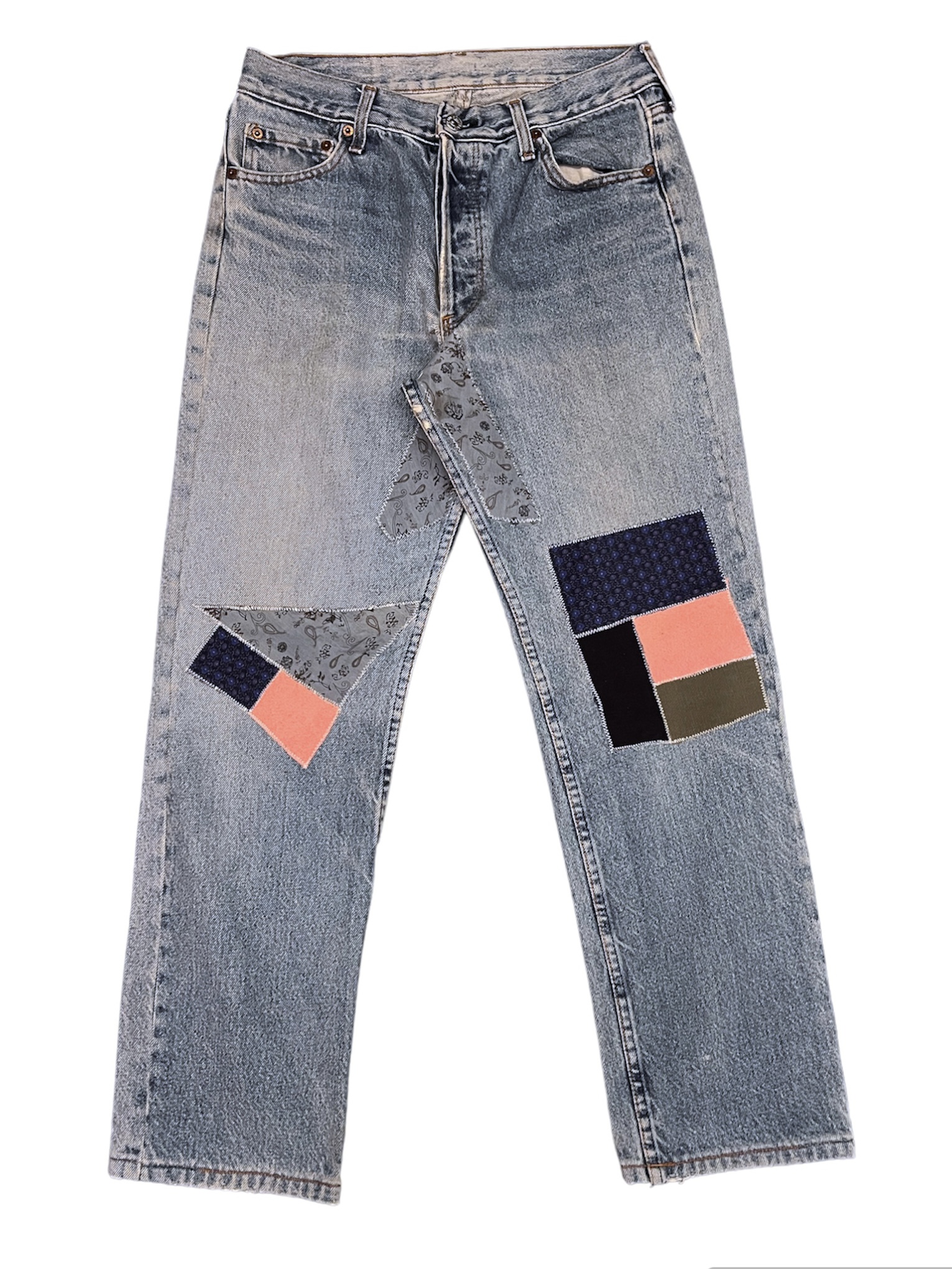 Veryindianpeople Levi’s Patchwork rework denims