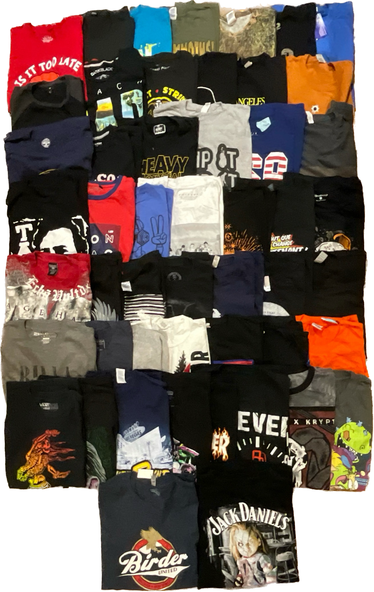 Vintage Printed Tshirts - 50 Pcs