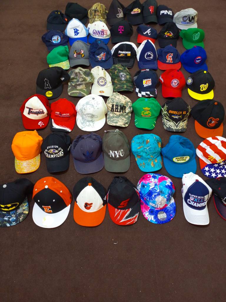 Vintage/branded caps 50 piece