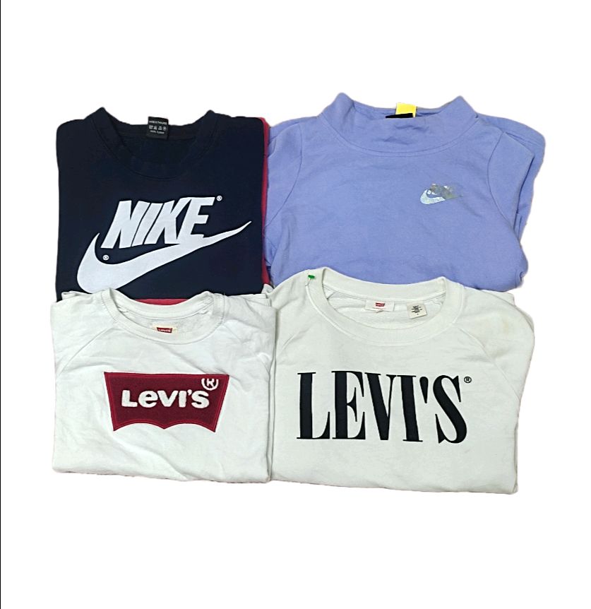 Levi's and Nike sweatshirts 14 pieces