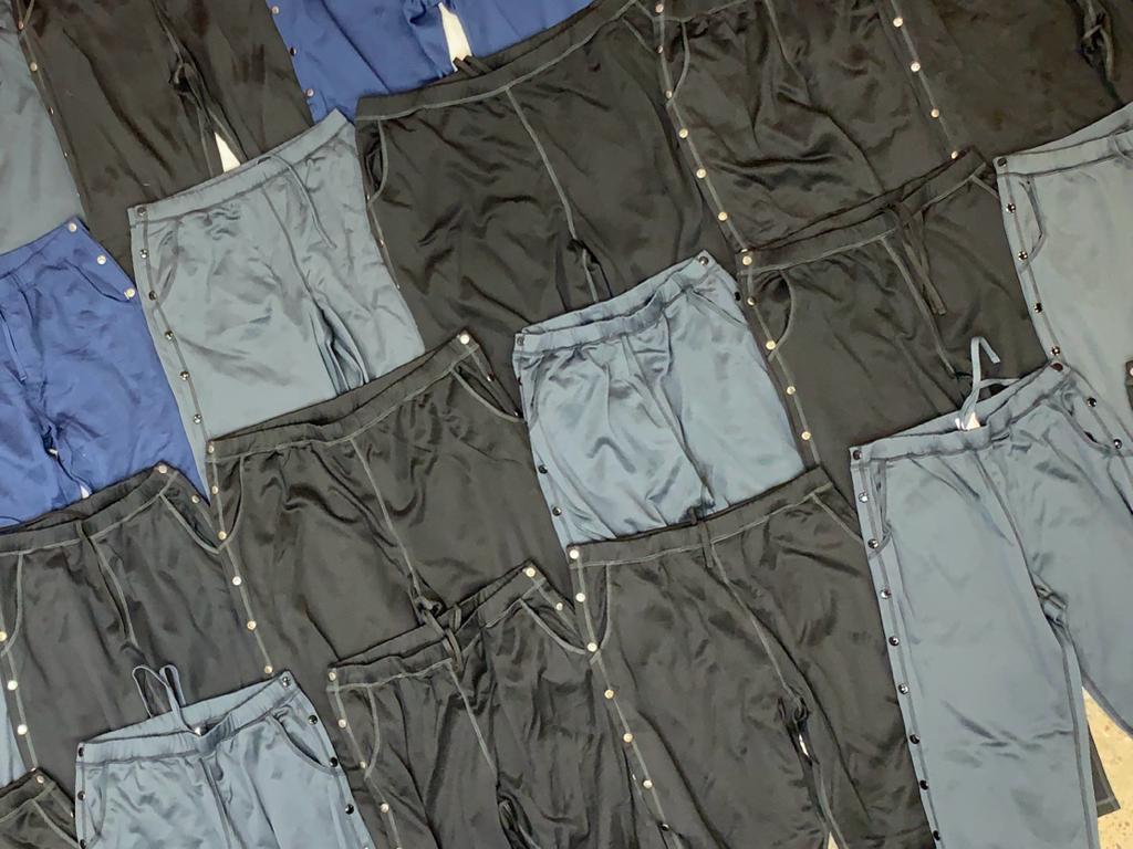 Touch button pants
