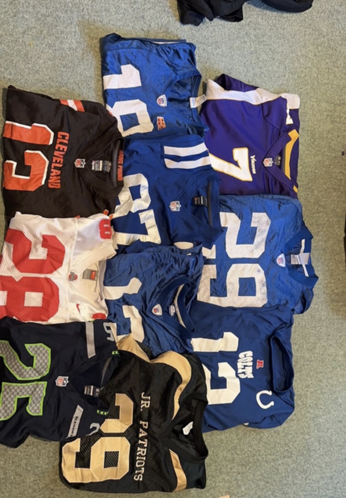 Joblot American sports jersey nf nba mlb men women & kids