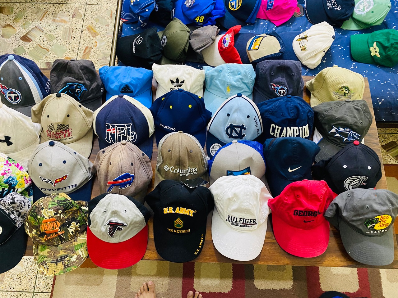 Branded Caps Grade A 55 Pc
