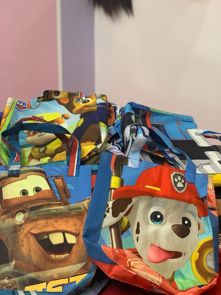 Cartoon prints bags