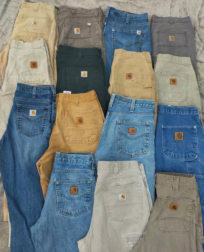 CR639 - Vintage Carhartt Denim and Cotton Pant