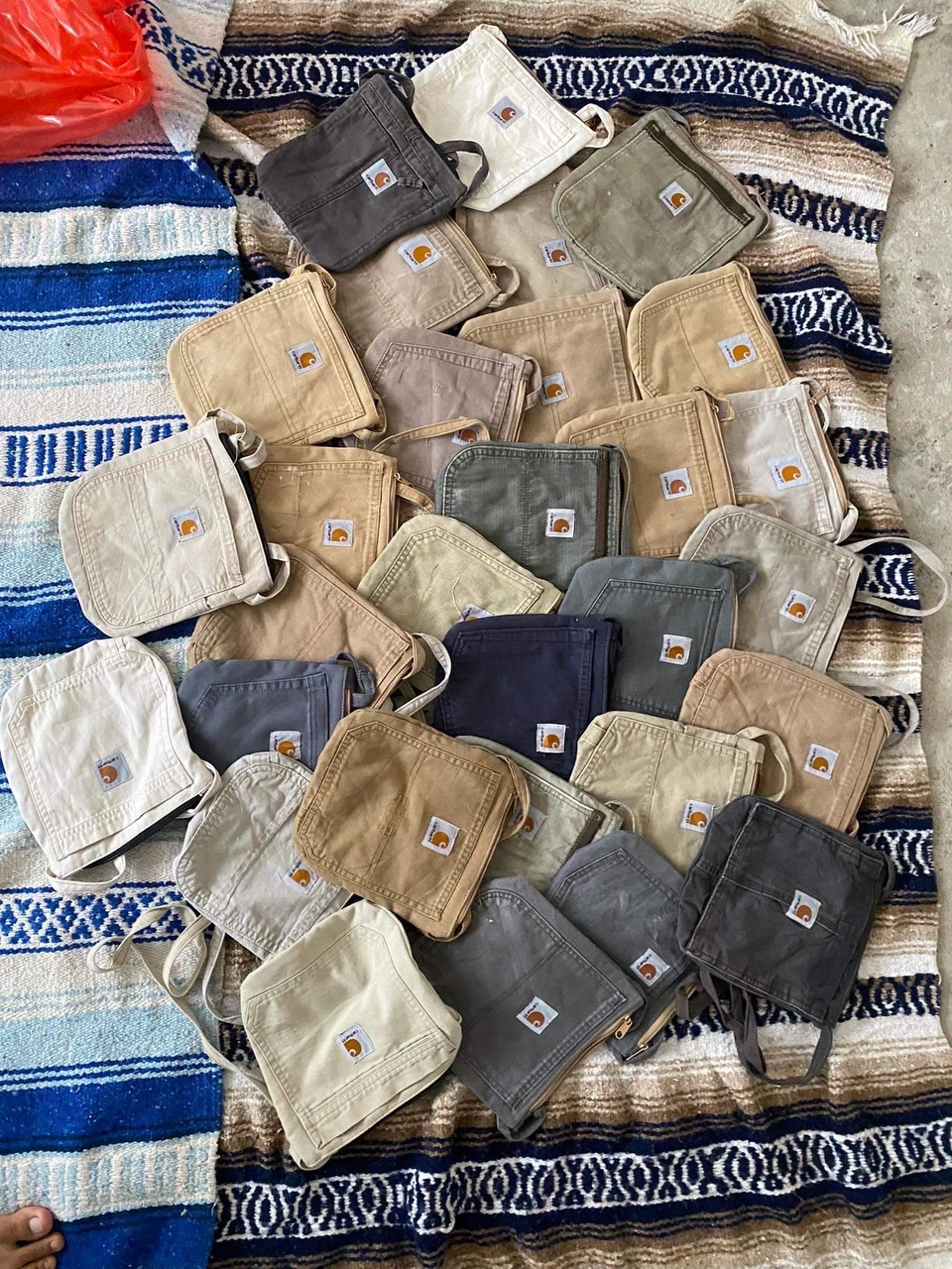 Carhartt remake pouch bags