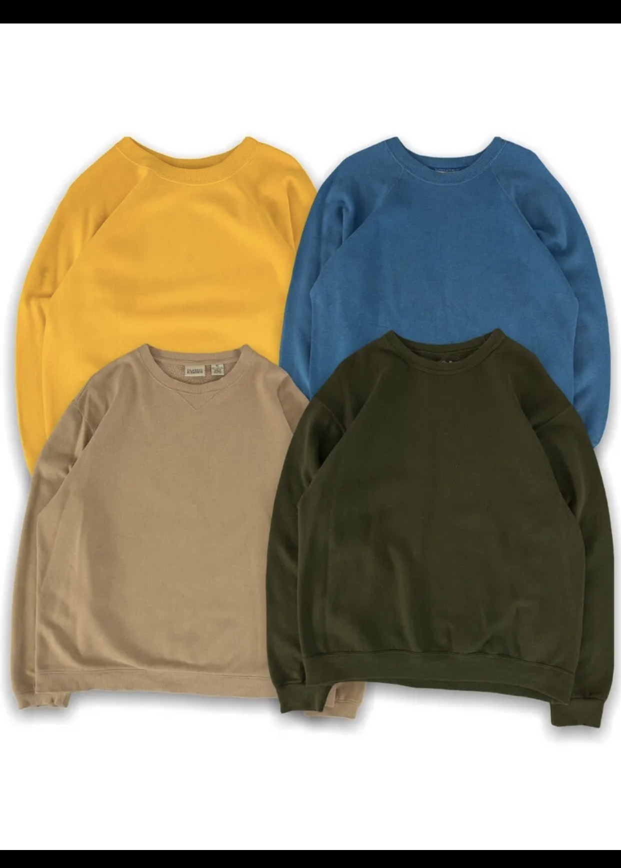 Ensemble de sweatshirts vintage unis