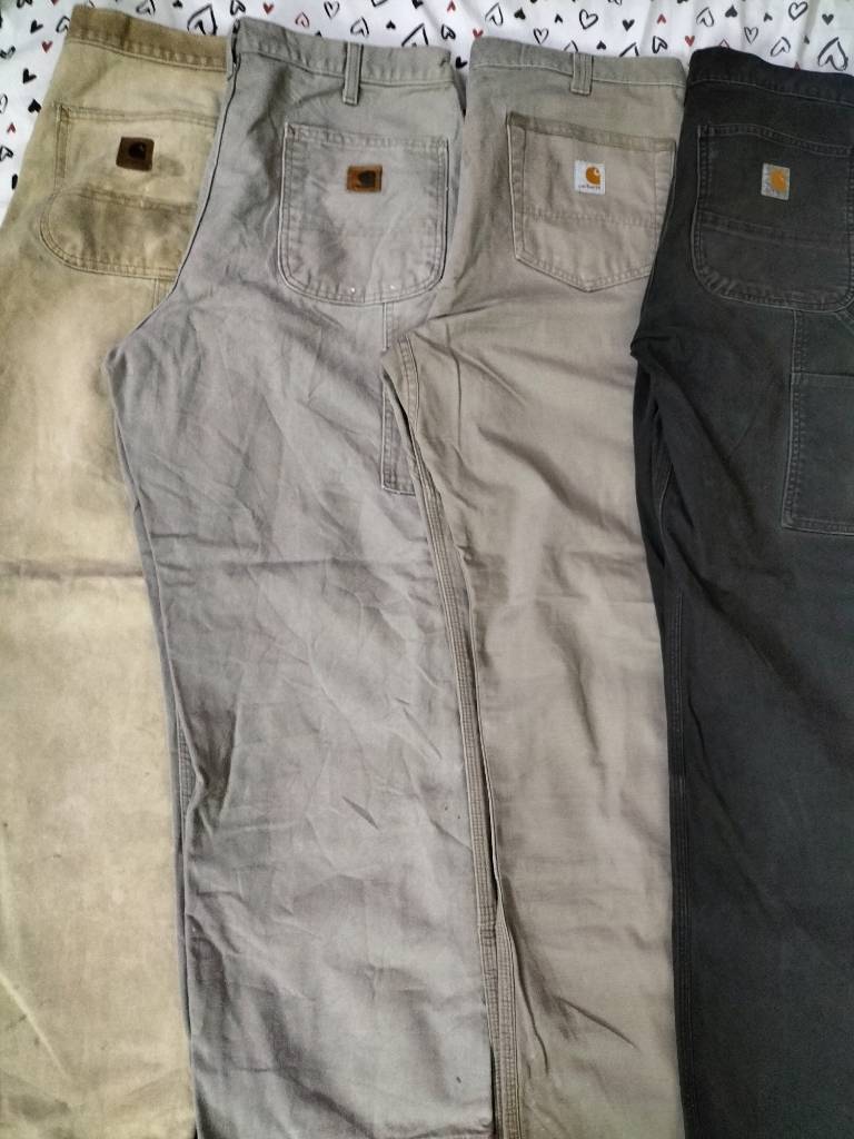 Vintage Carhartt Relaxed Fit Washed Carpenter Pants | Urban Outfitters