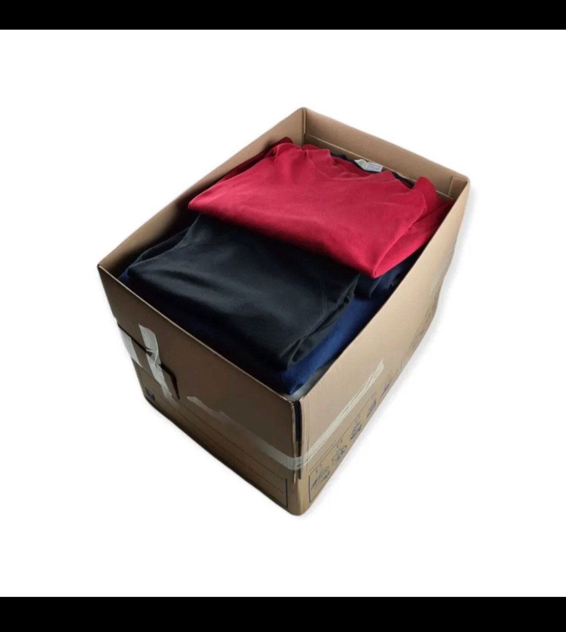 Vintage Plain Sweatshirts Bundle - 100 pcs