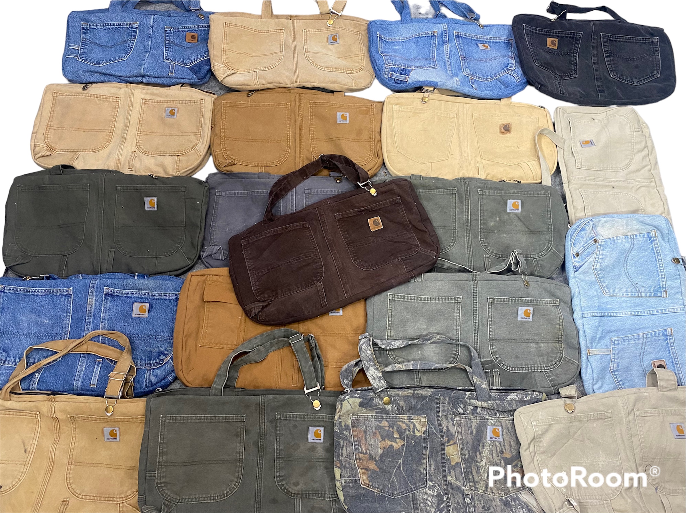 Vintage Reworked Carhartt Pants 50 Pcs, Vintage Wholesale Marketplace