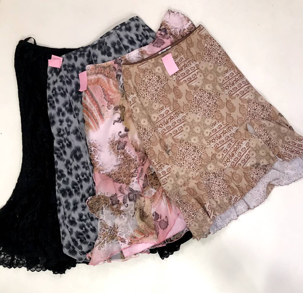 Y2k summer skirt , (f-659)
