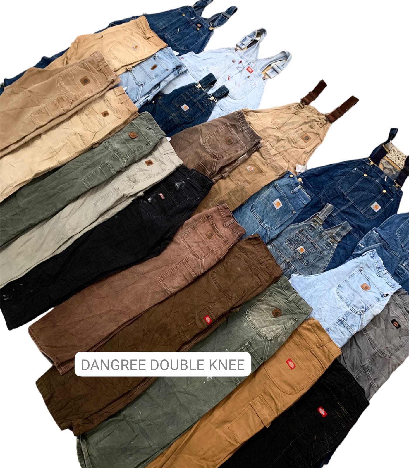 Salopettes de grade A/B Carhartt et Dickies