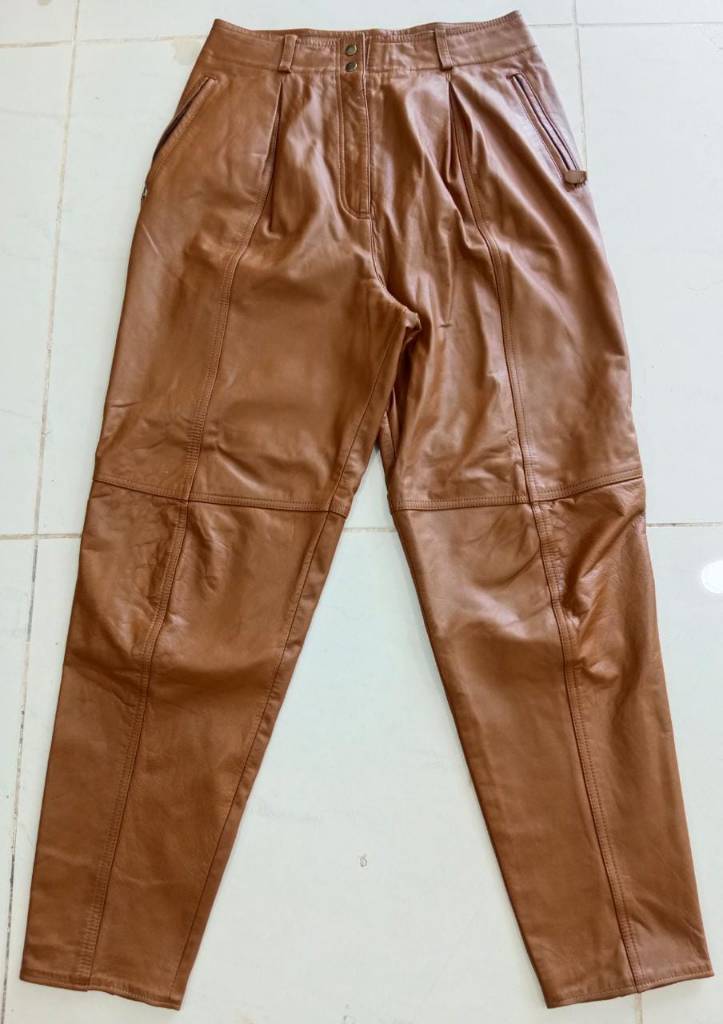 CR837 Vintage Leather Pants - 30 pieces