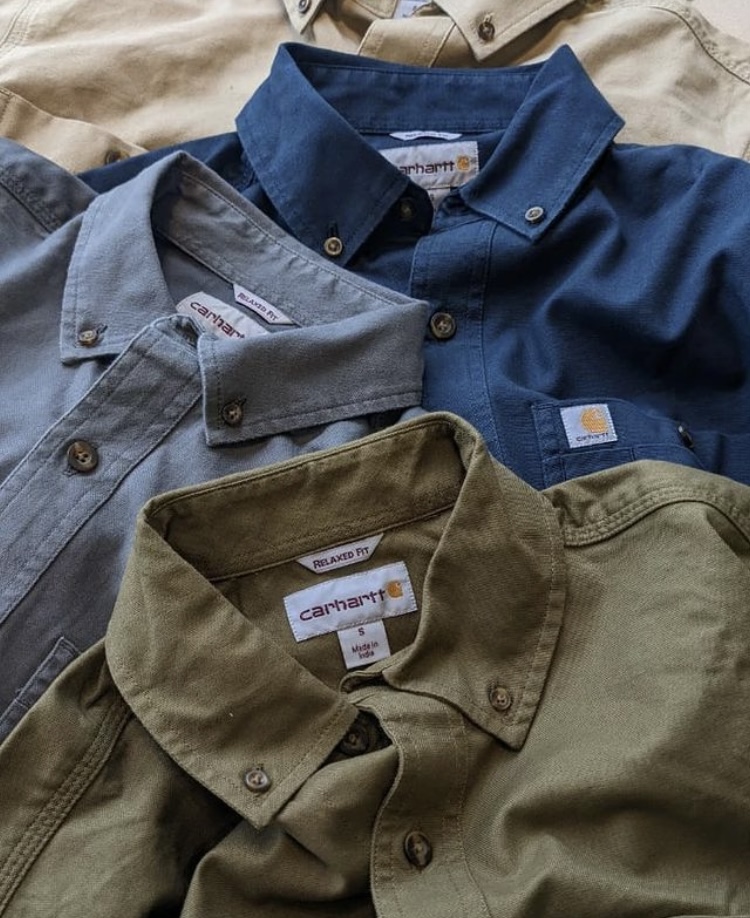 Chemises Carhartt - 100 pièces