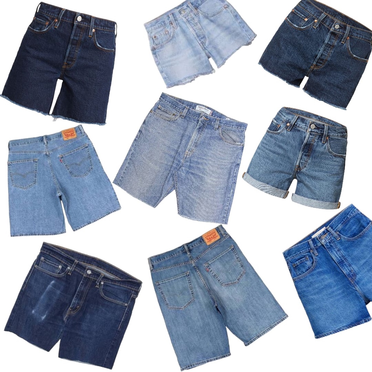 MIX CODE LEVI'S JEAN SHORTS BALE - 100PC