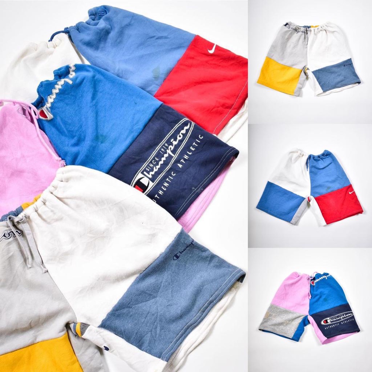 BRANDED EMBROIDERED REWORK SHORTS - 50 PIECES
