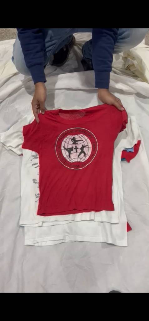 Branded single stitch t-shirt