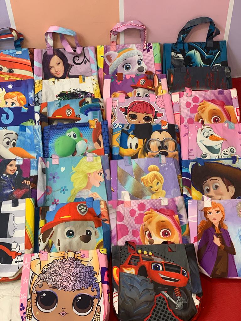Cartoon prints bags