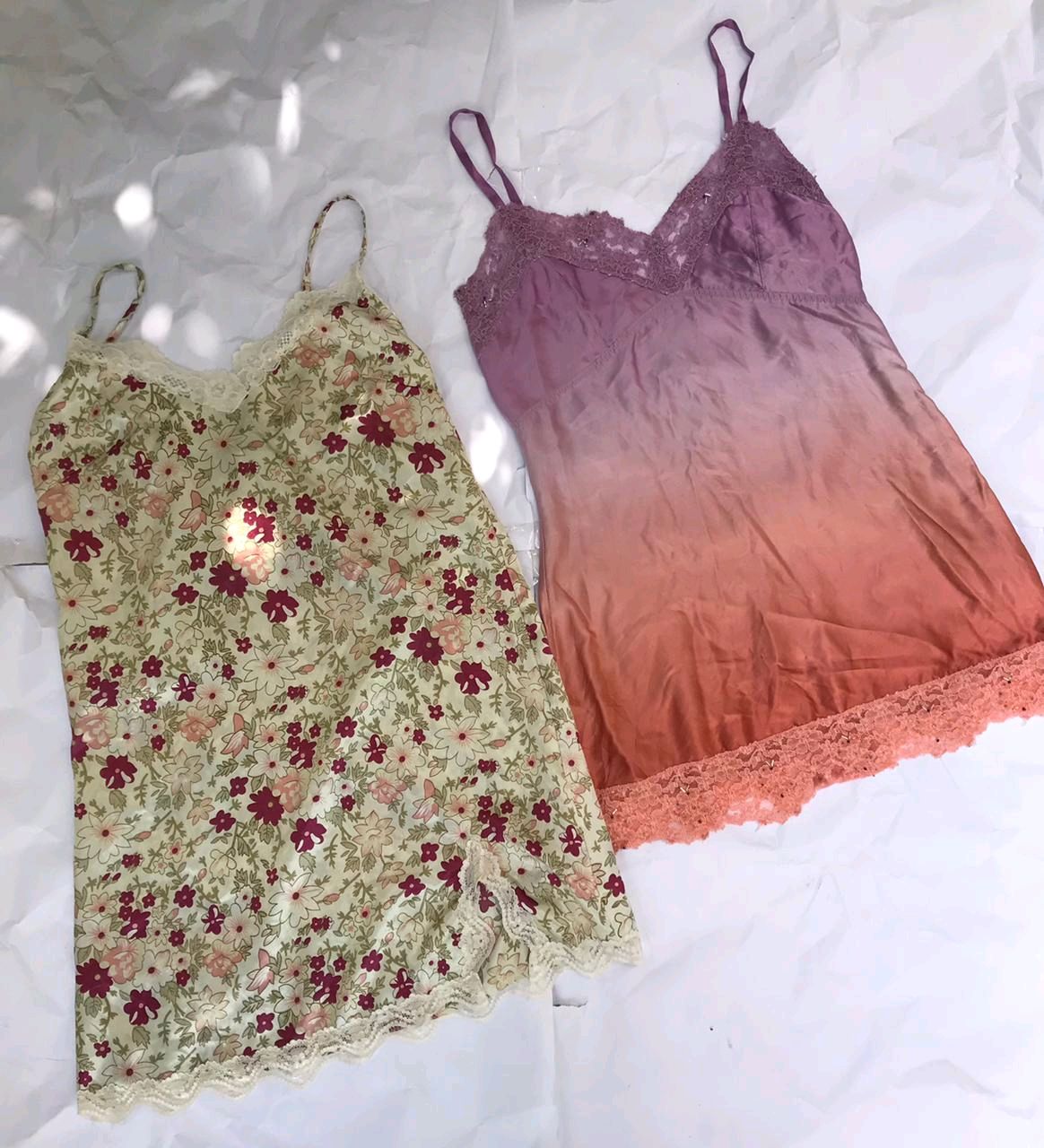Silk slip Dresses