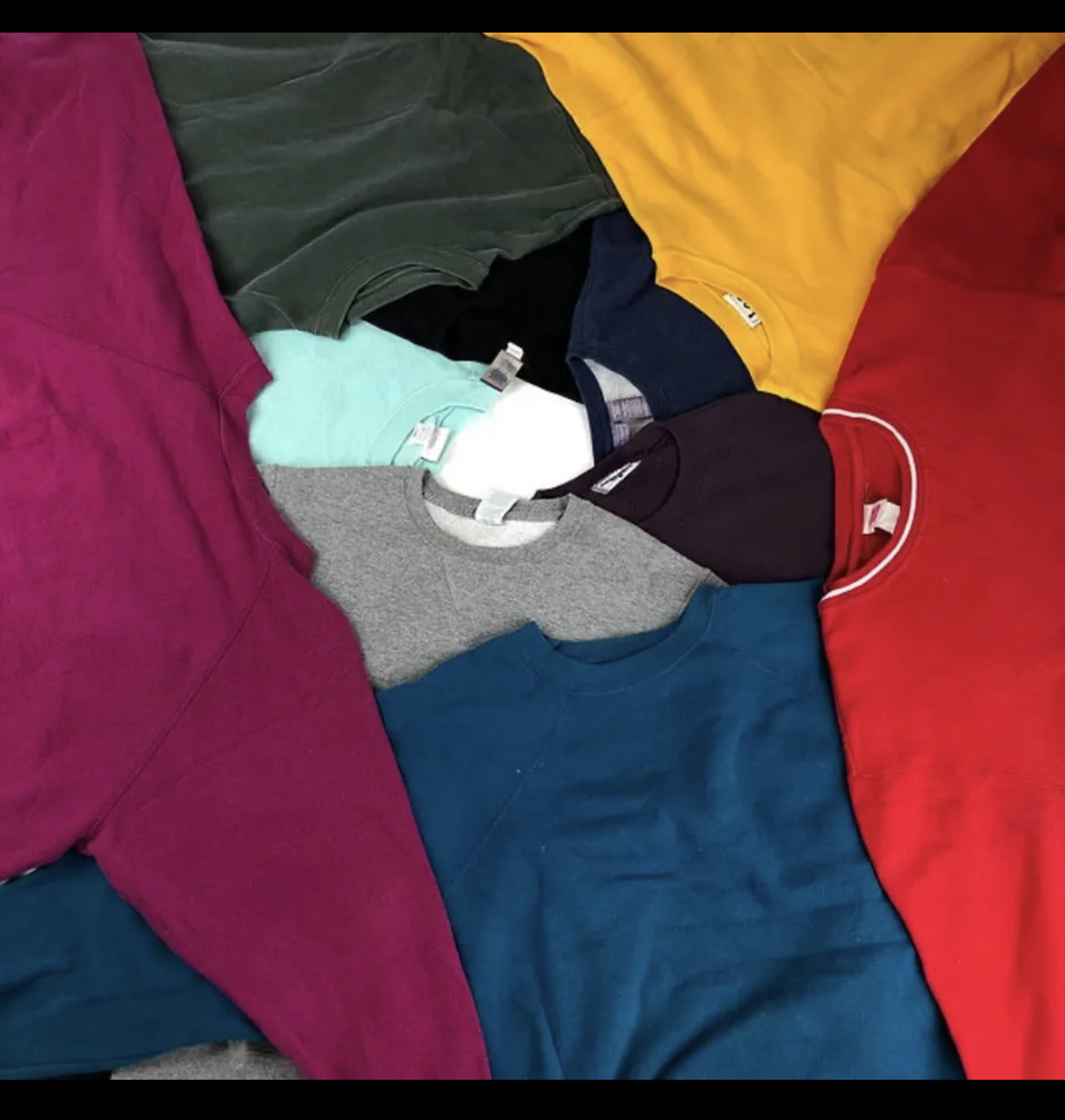 Vintage Plain Sweatshirt Bundle