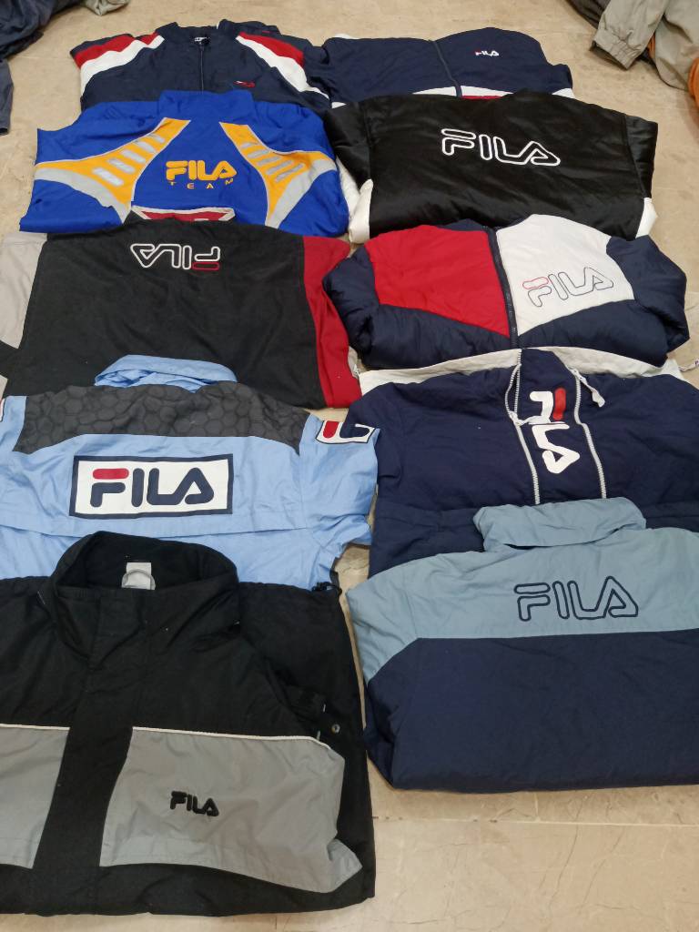 Branded FILA shell jacket Vintage Wholesale Marketplace Bulk Vintage Wholesale Fleek