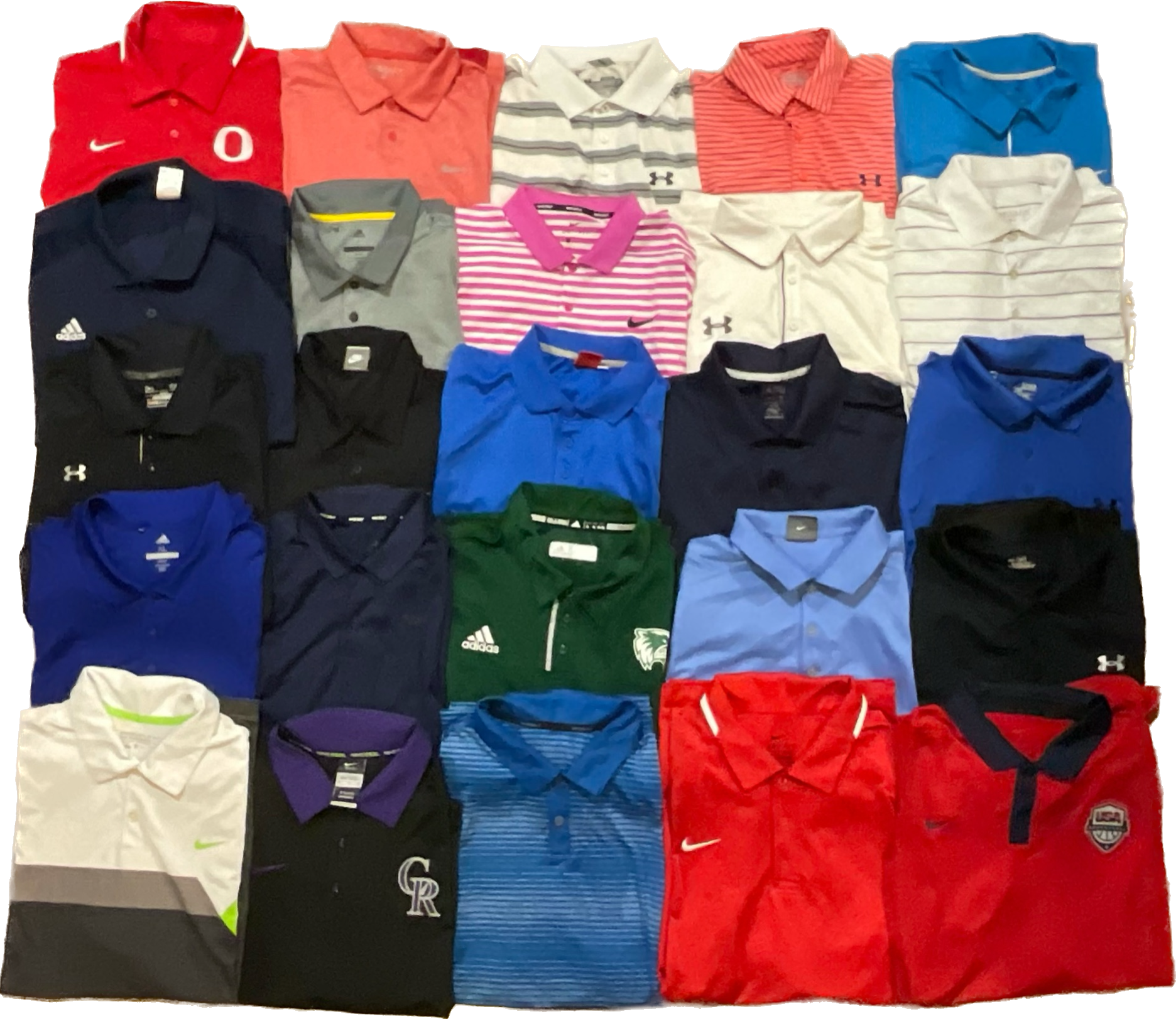 Branded Polo Golf Tshirts - 25 Pcs