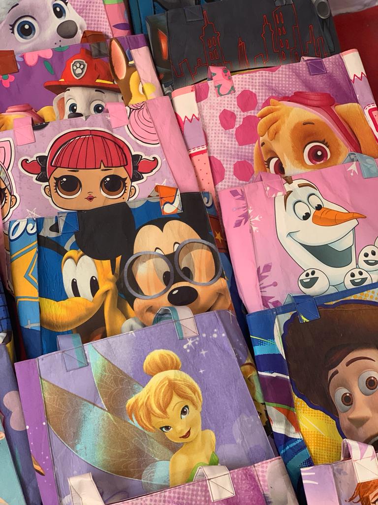 Cartoon prints bags