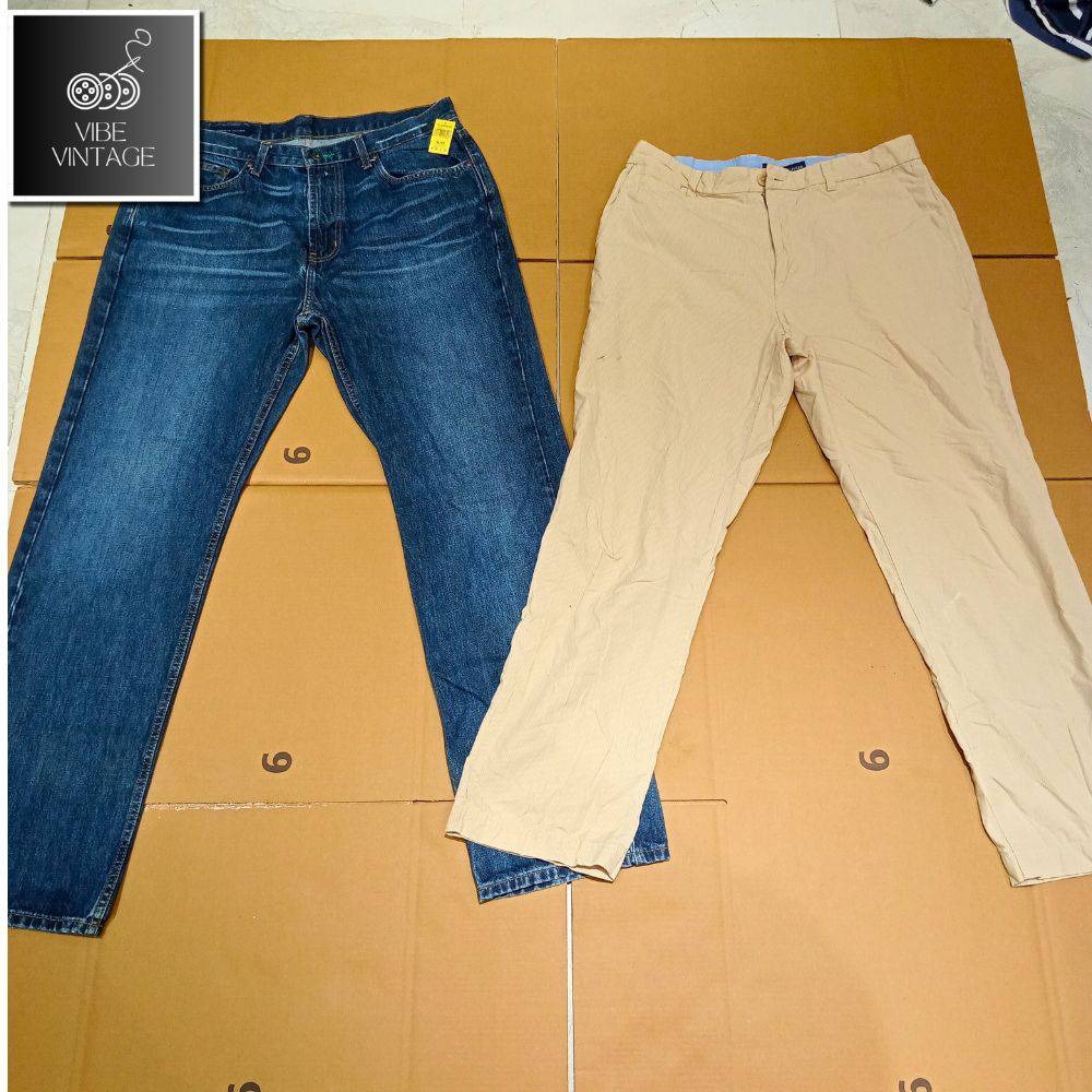 TOMMY HILFIGER COTTON PANTS & JEANS 30 PCS BUNDLE