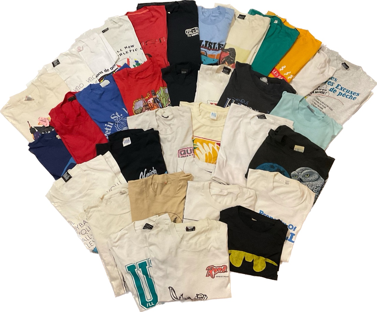 50/50 T-Shirts - 34 Pcs