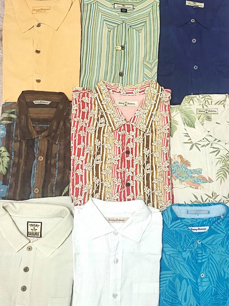 Tommy Bahama men shirts 25 Pieces