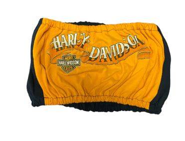 Reworked Ladies Elasticated Tube Top Made Using Harley-Davidson Vintage T-Shirts, Style # CR958