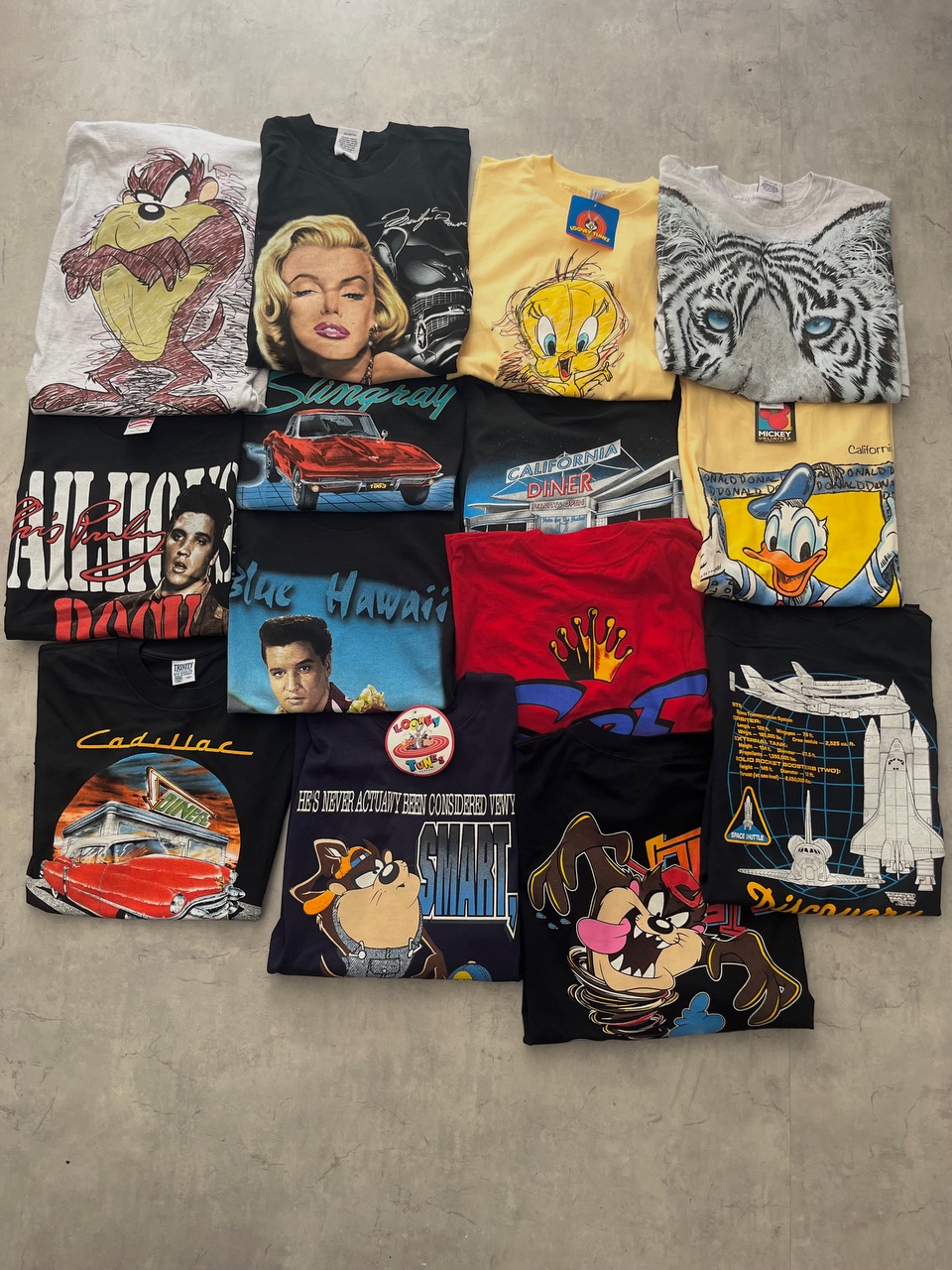 14 deadstock single stitch t-shirts