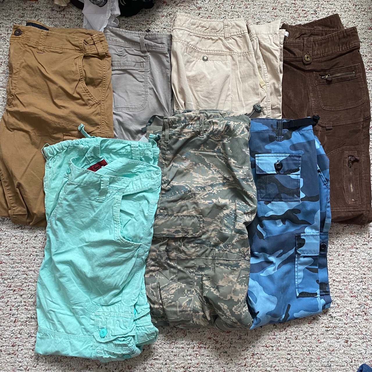 Y2k Cargo pants bundle