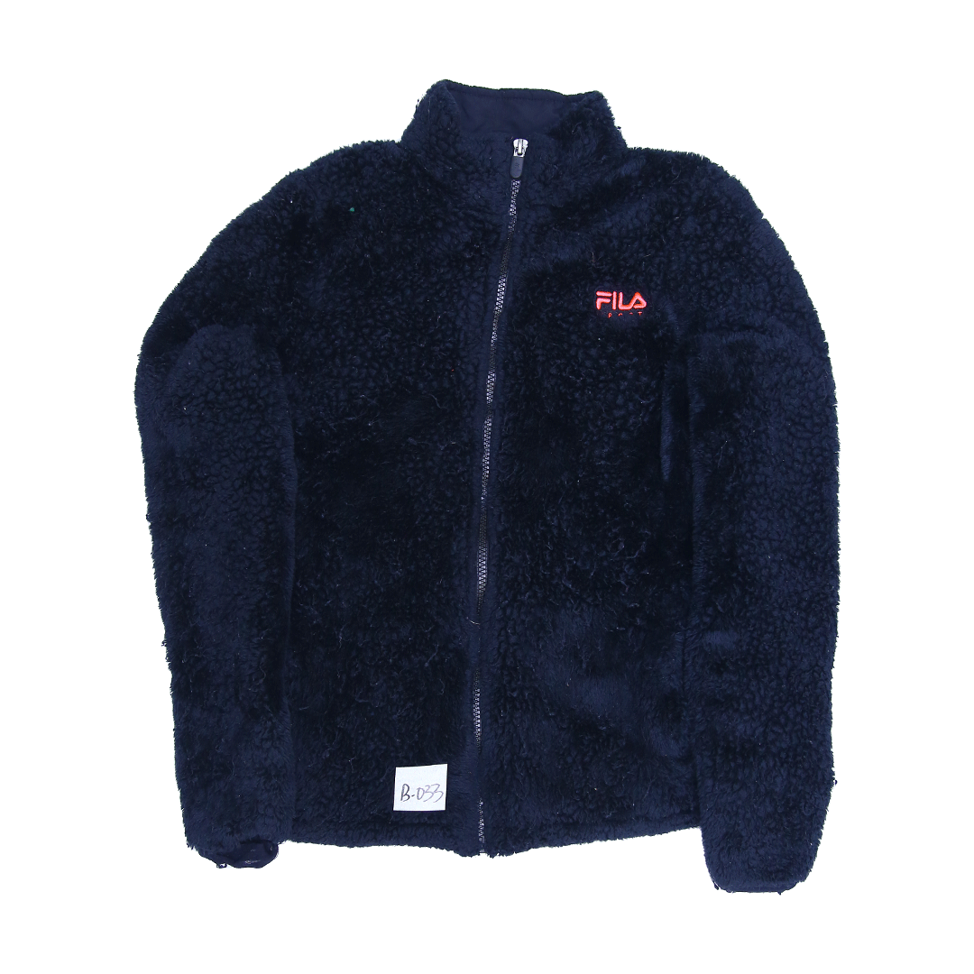 Zipper Round Neck