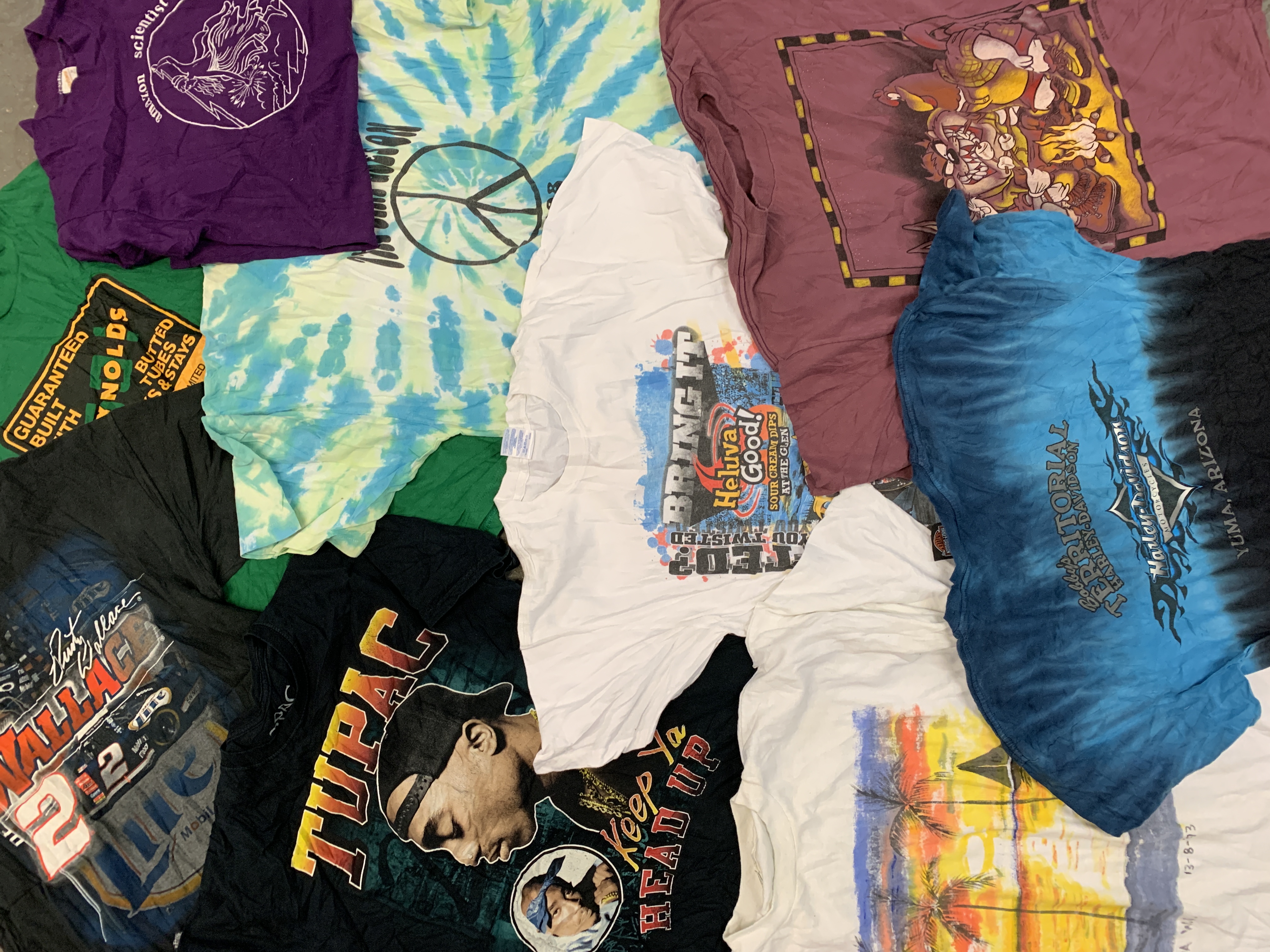 MIX GRAPHIC TEES - 20KG SACKS