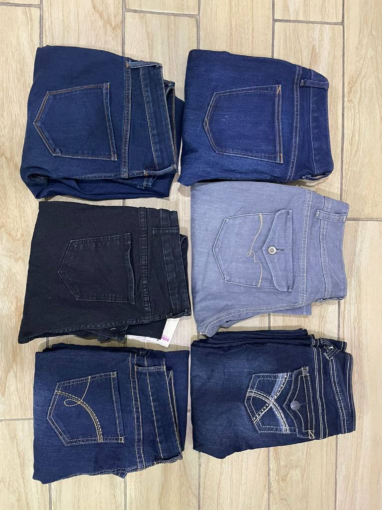 LADIES FLARED Y2k DENIM JEANS