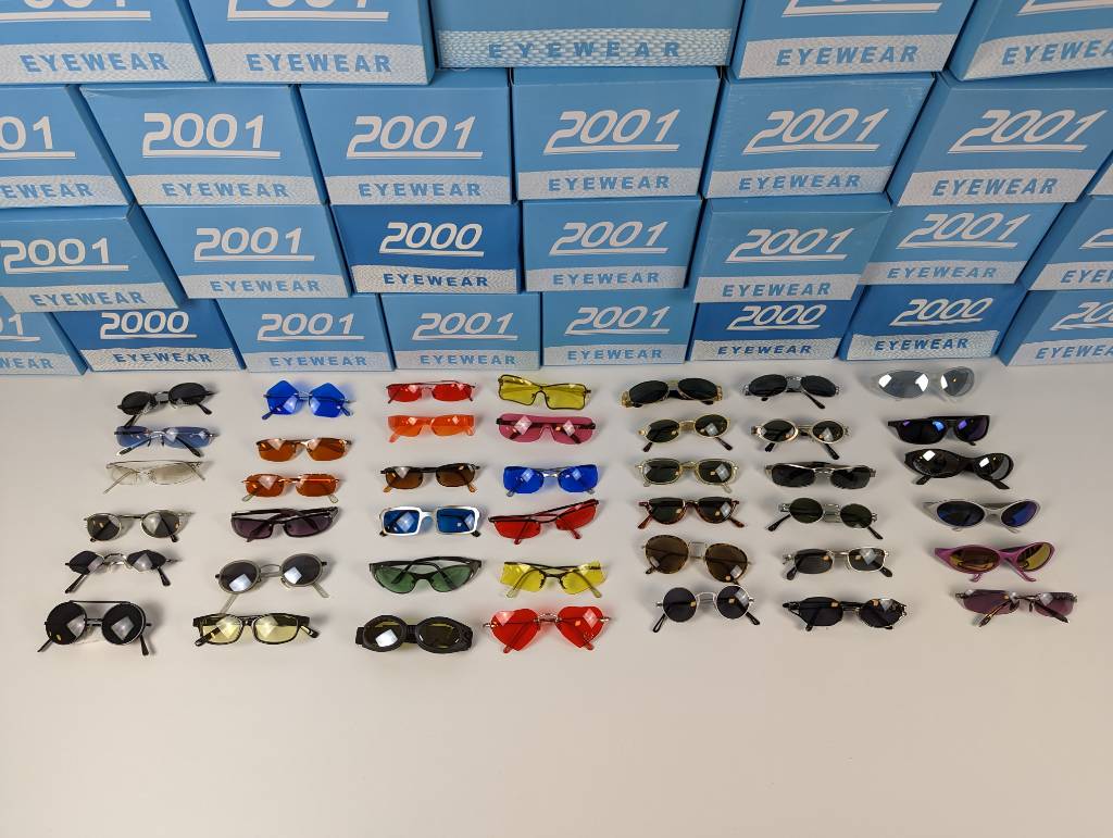 Y2k / Vintage Sunglasses Mix - 300 pieces