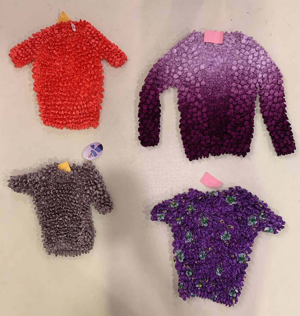 The y2k popcorn Magic Bubble tops , (f-705)