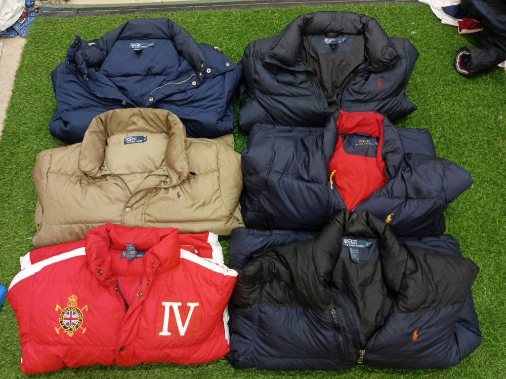 Polo puffer jakets -16 pieces