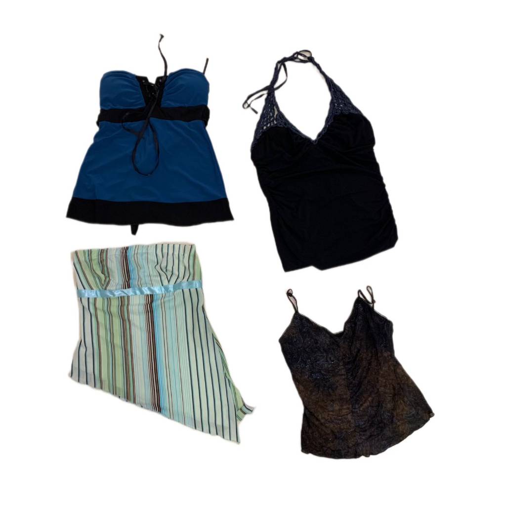 Italian Bale y2k Mixed Tops , (f-697)