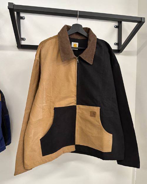 Custom handpick Julian Handpick Reworked Jackets 160 pcs Black Corduroy Collar. All Light weight cotton fabric lining inside.