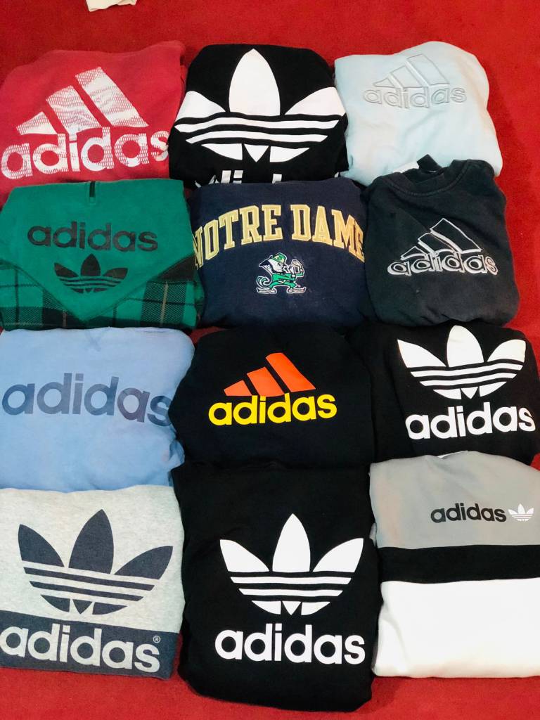 Branded adidas sweatshirts and hoodies