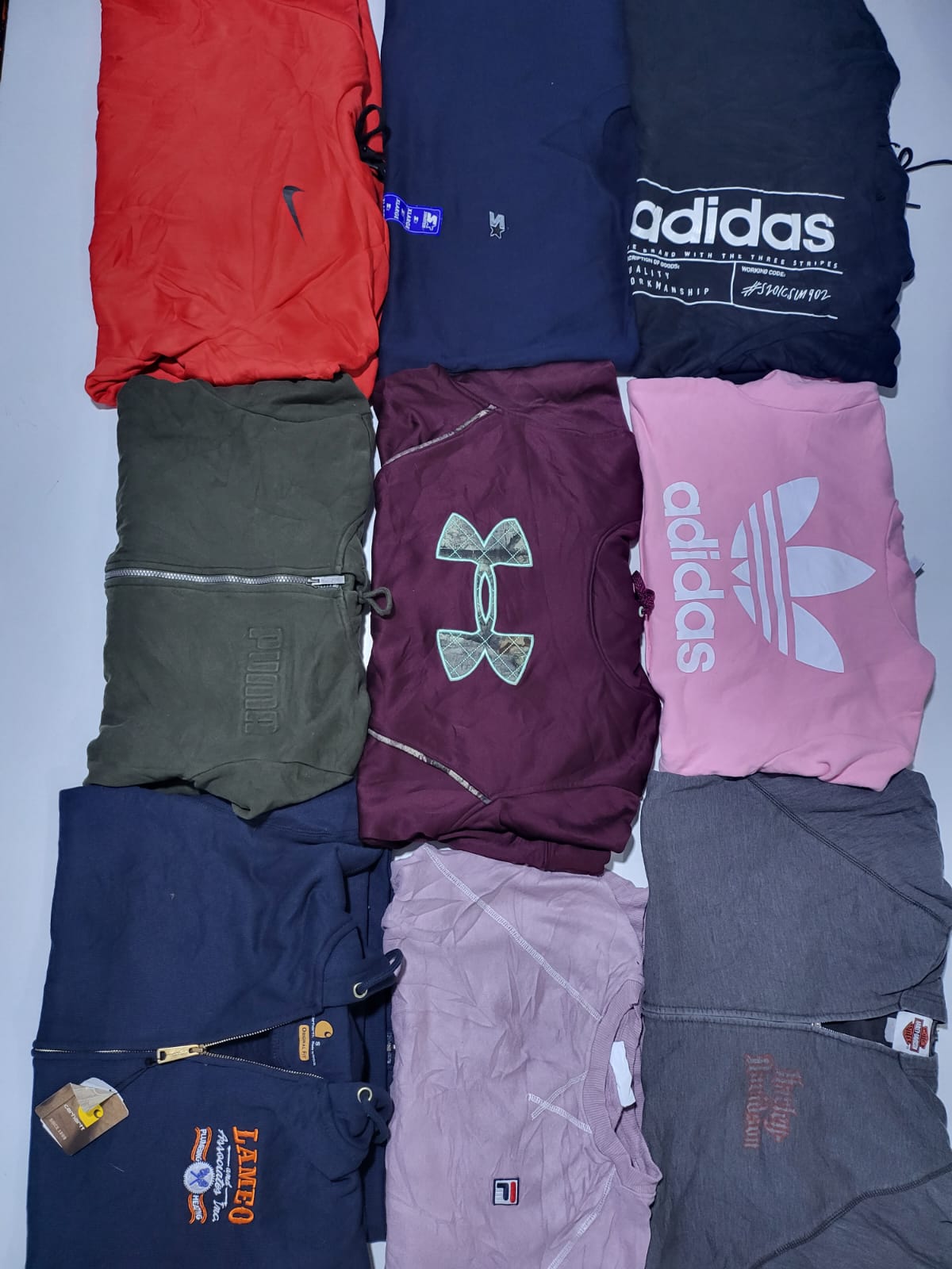 Sweatshirts & Hoodies (Mixed Brands) - 27 pcs