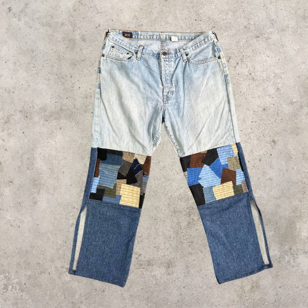 Jeans en patchwork Carhartt recyclés