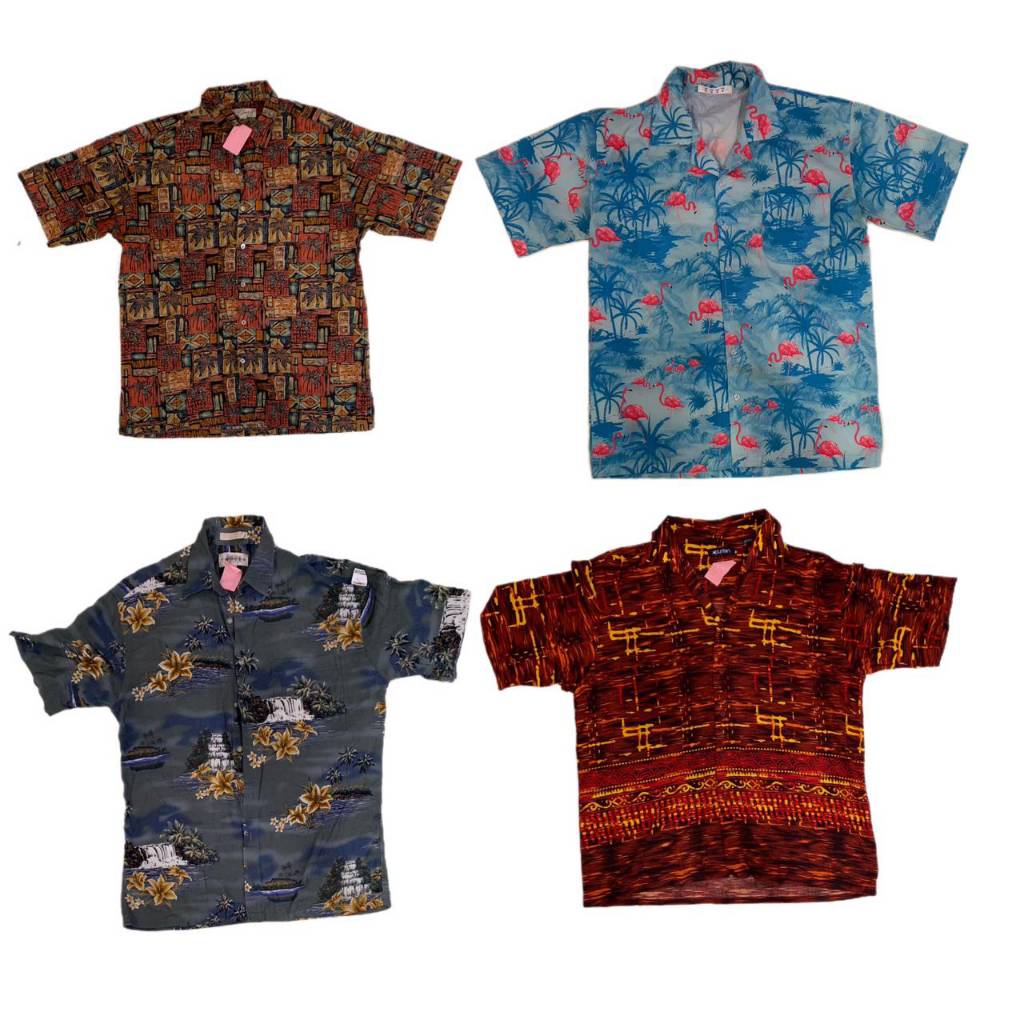 Men’s Printed Retro Shirts , (f-687)