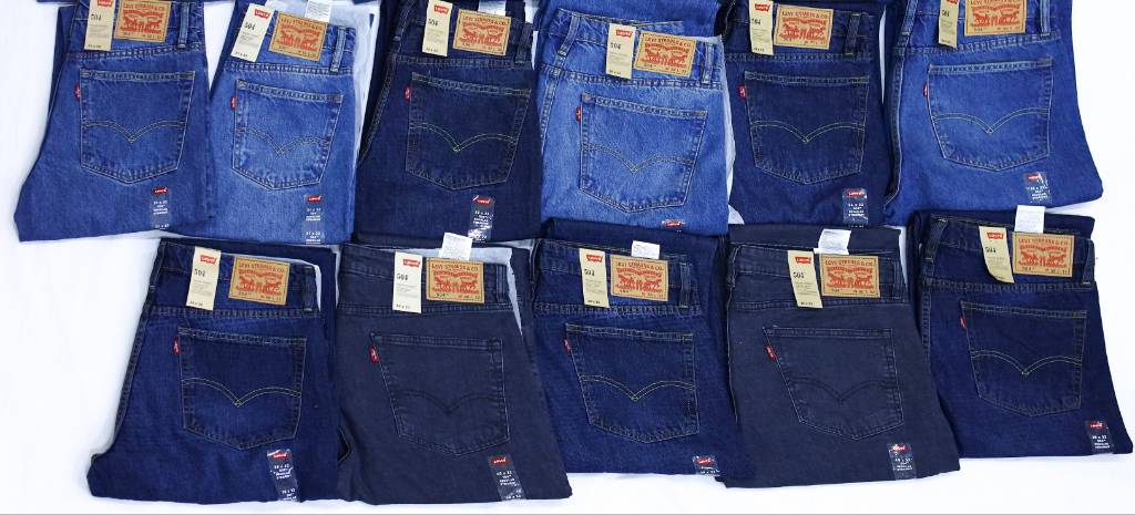 Levi's jeans factory stock 504