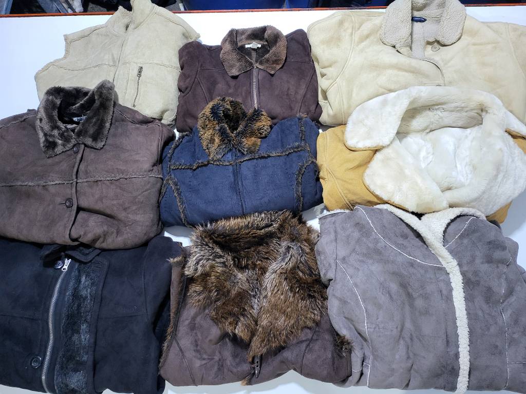 Suede Leather Jackets 10 Pcs